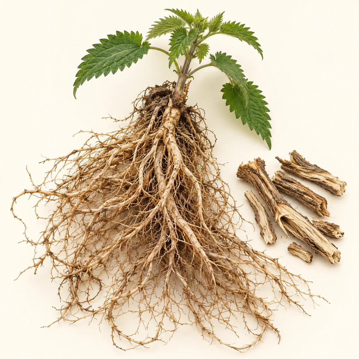 Urtica dioica, racine
